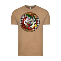 Vintage Coffee Cowgirl Boots Vintage Tee - FaDigitalArtStudio