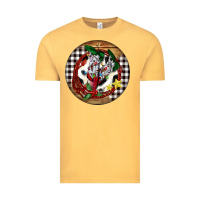 Vintage Mustard Cowgirl Boots Vintage Tee - FaDigitalArtStudio