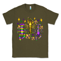 Army Green mardi gras craw fish olivia Classic Tee - OliviaCreatesArt