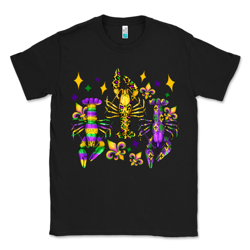 Mardi Gras Craw Fish Olivia Classic Tee by OliviaCreatesArt | Teevron