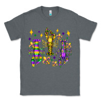 Charcoal Heather mardi gras craw fish olivia Classic Tee - OliviaCreatesArt