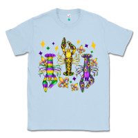 Dusty Blue mardi gras craw fish olivia Classic Tee - OliviaCreatesArt