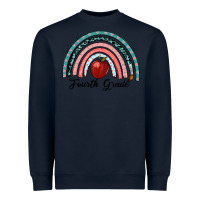 Navy fourth grade rainbow Heavyweight Sweatshirt - RanaPortraitStore