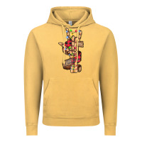 Vintage Mustard merry christmas skeleton hand Vintage Hoodie - CowhideDigitalArt