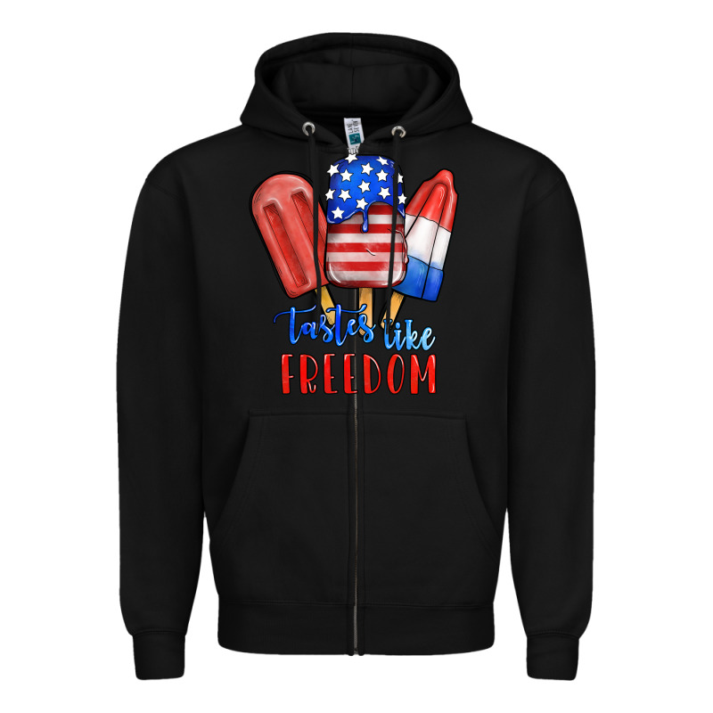Tastes Like Freedom Zipper Hoodie by JahusDesignShop | Teevron