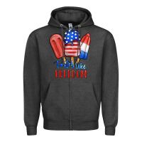 Charcoal Heather tastes like freedom Zipper Hoodie - JahusDesignShop