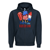 Navy tastes like freedom Zipper Hoodie - JahusDesignShop