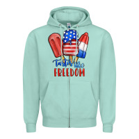 Seafoam tastes like freedom Zipper Hoodie - JahusDesignShop