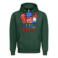 Sports Green tastes like freedom Zipper Hoodie - JahusDesignShop