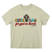 Mossy christmas for god so loved john 3 16 Heavy Core Tee - Jasminsmagicworld