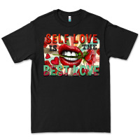 Black Self love is the best love Premium Tee - FaDigitalArtStudio