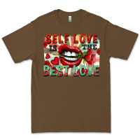 Cacao Self love is the best love Premium Tee - FaDigitalArtStudio