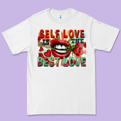 Self Love Is The Best Love Premium Tee Designed By Fadigitalartstudio