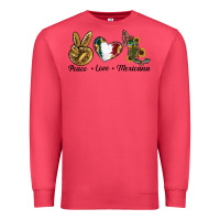 Cardinal Peace Love Mexicana Premium Sweatshirt - RanaPortraitStore