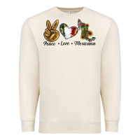 Sandshell Peace Love Mexicana Premium Sweatshirt - RanaPortraitStore