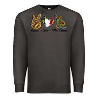 Smoke Peace Love Mexicana Premium Sweatshirt - RanaPortraitStore