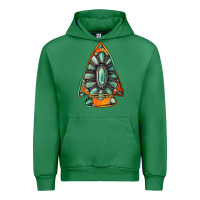 Emerald gemstone arrowhead Urban Hoodie - Jasminsmagicworld