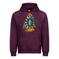 Mauve Wine gemstone arrowhead Urban Hoodie - Jasminsmagicworld