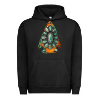Pigment Black gemstone arrowhead Urban Hoodie - Jasminsmagicworld