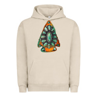Pigment French Oak gemstone arrowhead Urban Hoodie - Jasminsmagicworld