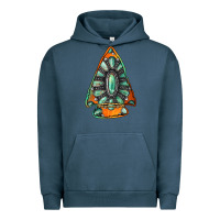Pigment Midnight Navy gemstone arrowhead Urban Hoodie - Jasminsmagicworld