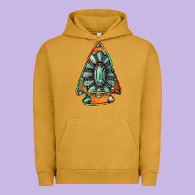 Gemstone Arrowhead Urban Hoodie Designed By Jasminsmagicworld