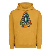 Pigment Peanut Butter gemstone arrowhead Urban Hoodie - Jasminsmagicworld
