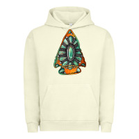 Pigment Pistachio gemstone arrowhead Urban Hoodie - Jasminsmagicworld