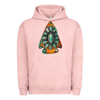 Pigment Salmon gemstone arrowhead Urban Hoodie - Jasminsmagicworld
