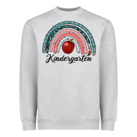 Heather Grey kindergarten rainbow Heavyweight Sweatshirt - RanaPortraitStore