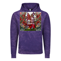Cloud Purple merry Christmas Vintage Hoodie - CowhideDigitalArt