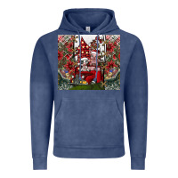Vintage Denim merry Christmas Vintage Hoodie - CowhideDigitalArt