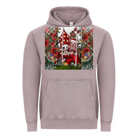 Vintage Zinc merry Christmas Vintage Hoodie - CowhideDigitalArt