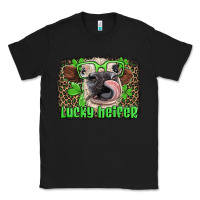 Black lucky heifer with glasses st patricks Classic Tee - Artiststas