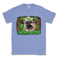 Colony Blue lucky heifer with glasses st patricks Classic Tee - Artiststas