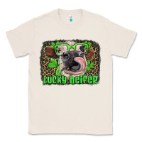 Natural lucky heifer with glasses st patricks Classic Tee - Artiststas