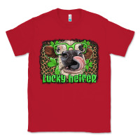 Red lucky heifer with glasses st patricks Classic Tee - Artiststas
