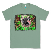 Sage lucky heifer with glasses st patricks Classic Tee - Artiststas