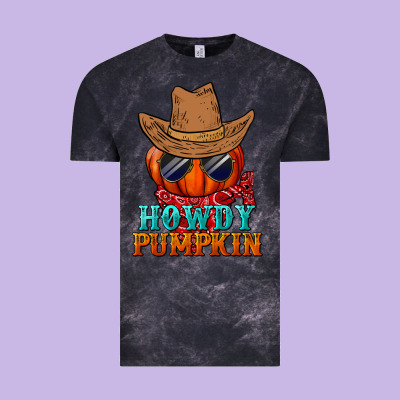 Howdy Pumpkin Vintage Tee Designed By Bundleandbundleshop