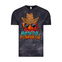 Cloud Black howdy pumpkin Vintage Tee - BundleAndBundleShop