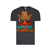 Vintage Black howdy pumpkin Vintage Tee - BundleAndBundleShop