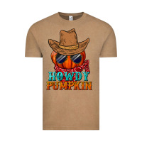 Vintage Coffee howdy pumpkin Vintage Tee - BundleAndBundleShop