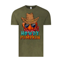 Vintage Olive howdy pumpkin Vintage Tee - BundleAndBundleShop