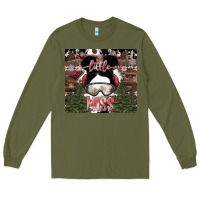 Army Green Little Miss Long Sleeve Tee - CowhideDigitalArt