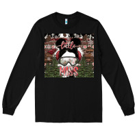 Black Little Miss Long Sleeve Tee - CowhideDigitalArt