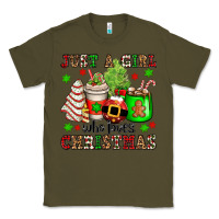 Army Green just a girl who loves christmas Classic Tee - OliviaCreatesArt