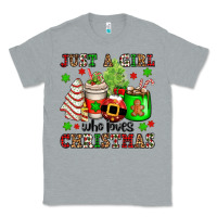 Heather Grey just a girl who loves christmas Classic Tee - OliviaCreatesArt