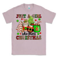 Lilac just a girl who loves christmas Classic Tee - OliviaCreatesArt