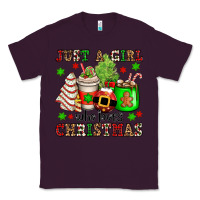 Plum just a girl who loves christmas Classic Tee - OliviaCreatesArt