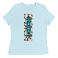Baby Blue softball and baseball pen wraps Ladies Tee - BundleAndBundleShop